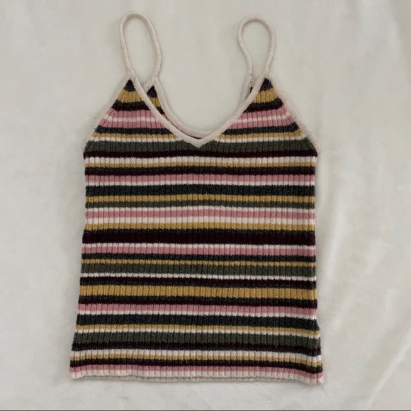 American Eagle Striped Sweater Tank - Picture 5 of 7